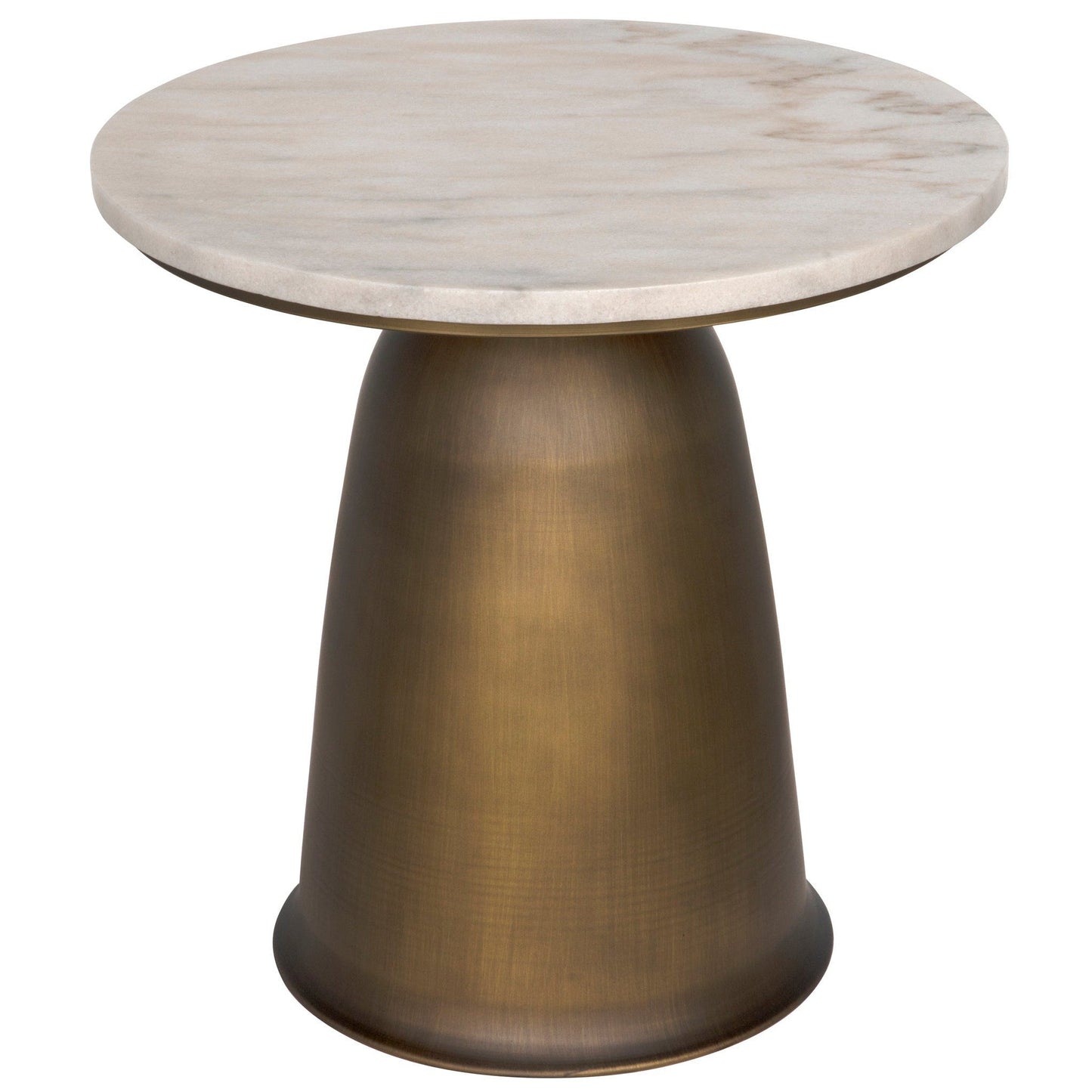 Aiden Side Table, Aged Brass-Side Tables-Noir-Sideboards and Things