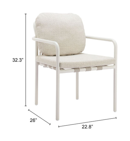 Zuo Modern Aite Olefin Fabric Dining Chair 2PC