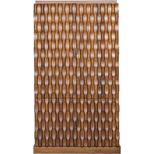 Noir Alameda Wood Dark Walnut Hutch