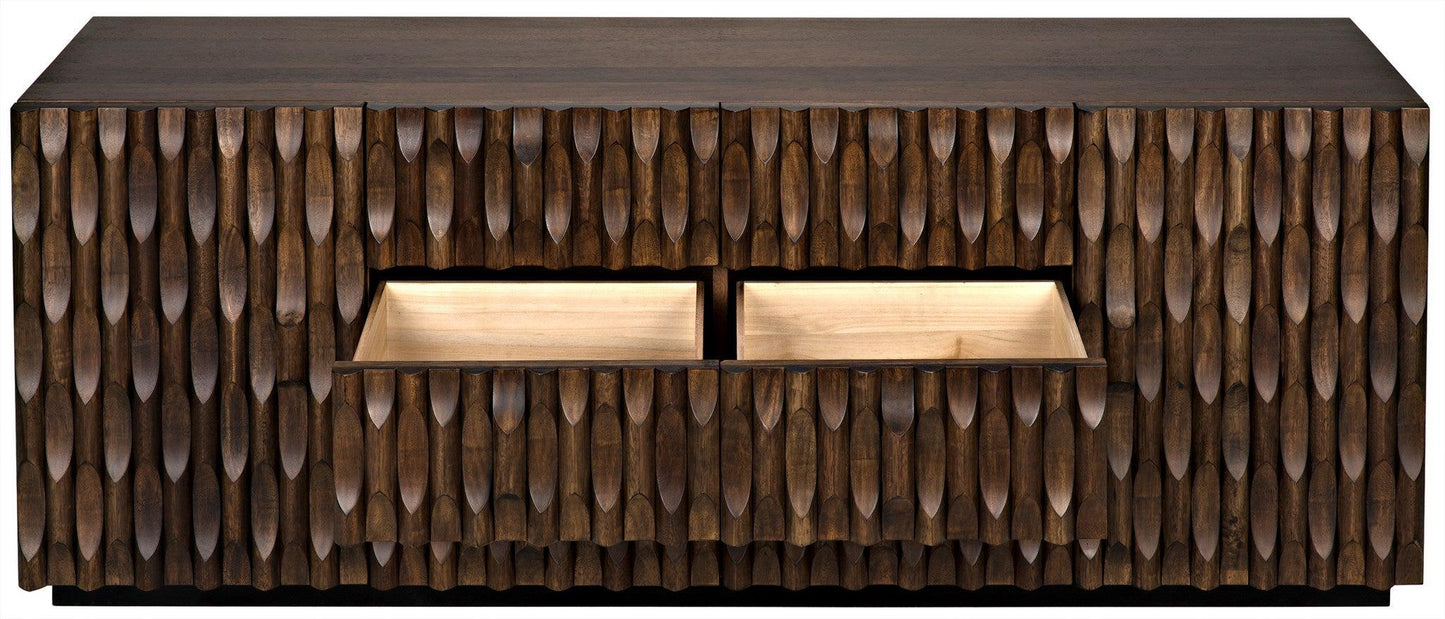 Alameda Wood Large Sideboard-Sideboards-Noir-Sideboards and Things