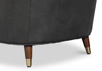 Sarreid Alastair Top Grain Leather Chair