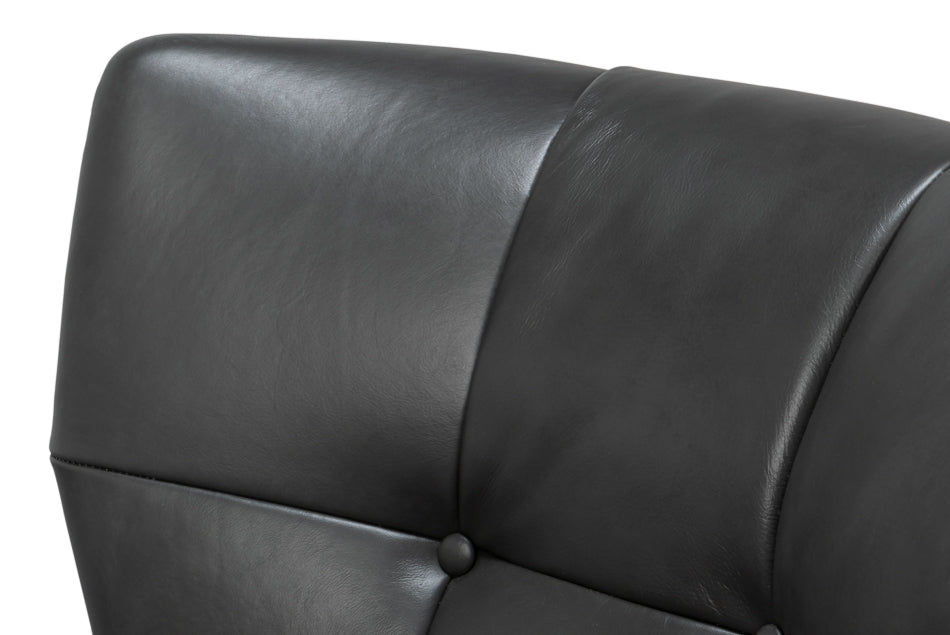 Sarreid Alastair Top Grain Leather Chair