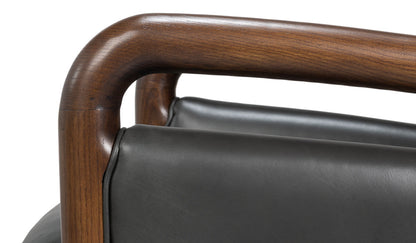 Sarreid Alastair Top Grain Leather Chair