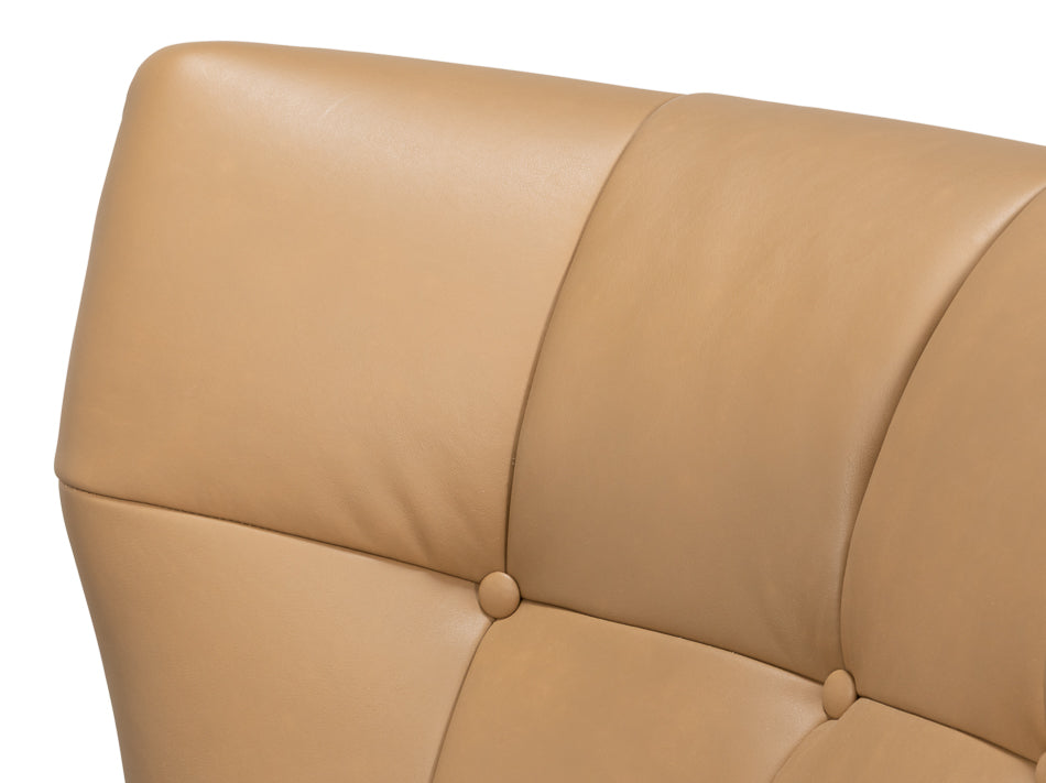 Sarreid Alastair Top Grain Leather Chair