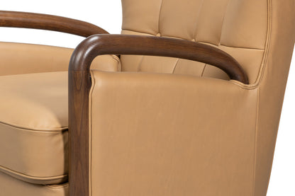 Sarreid Alastair Top Grain Leather Chair