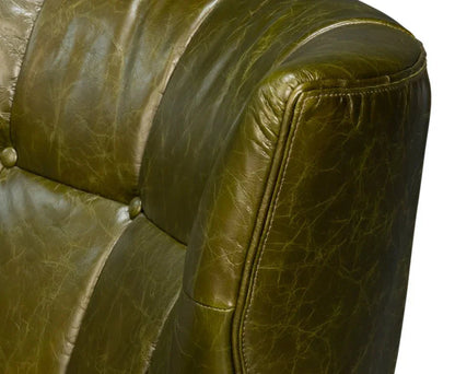 Sarreid Alastair Top Grain Leather Chair