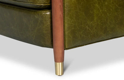 Sarreid Alastair Top Grain Leather Chair