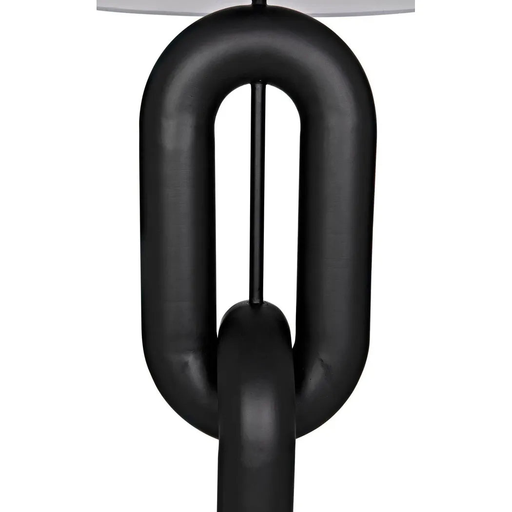Noir Alcatraz Lamp w/ Shade