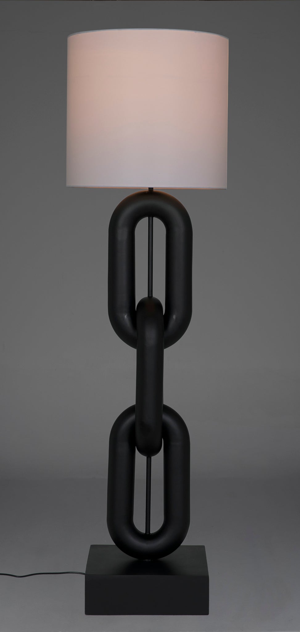 Alcatraz Lamp w/Shade-Table Lamps-Noir-Sideboards and Things