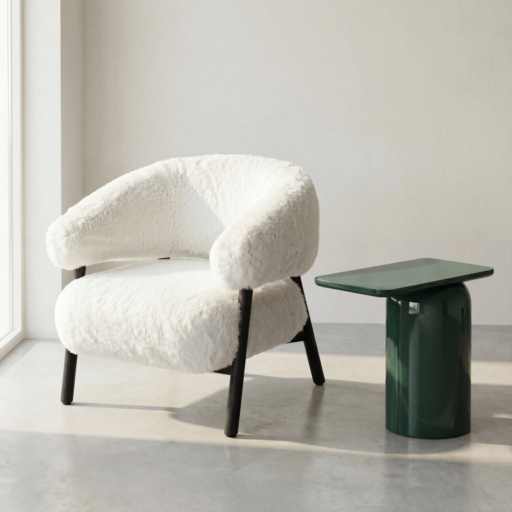 Urbia Alessia Enamel Rectangular End Table