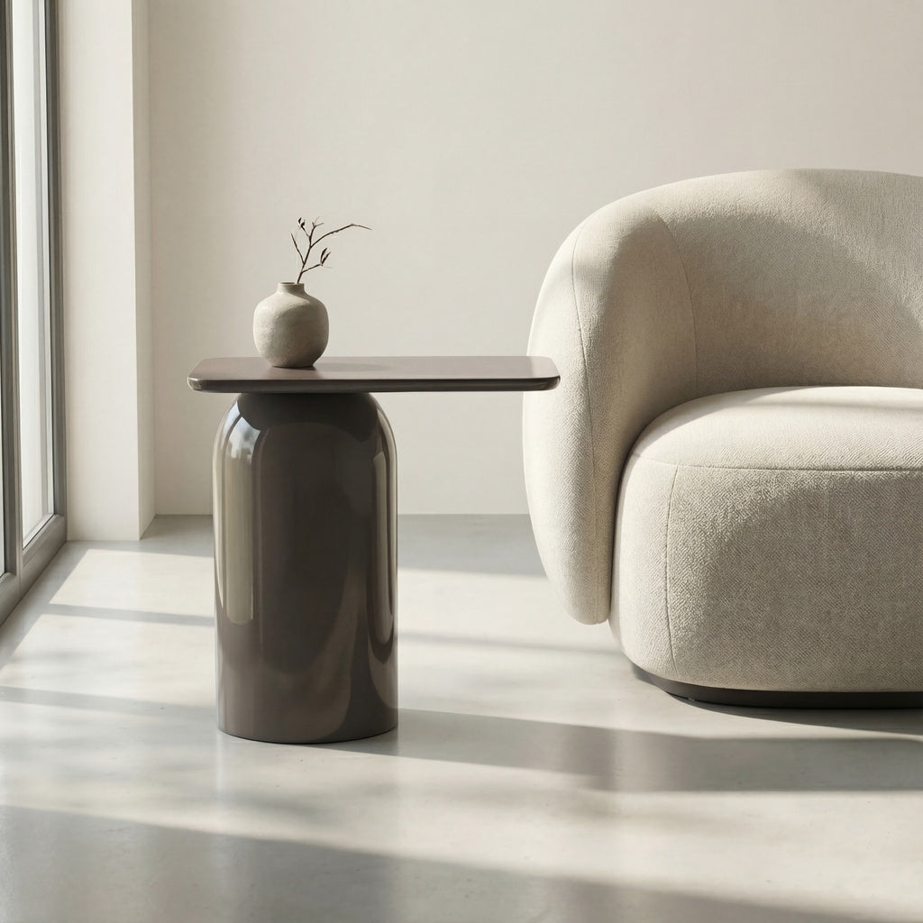 Urbia Alessia Enamel Rectangular End Table