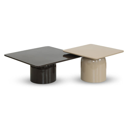 Urbia Alessia Enamel Square Coffee Table 2PC