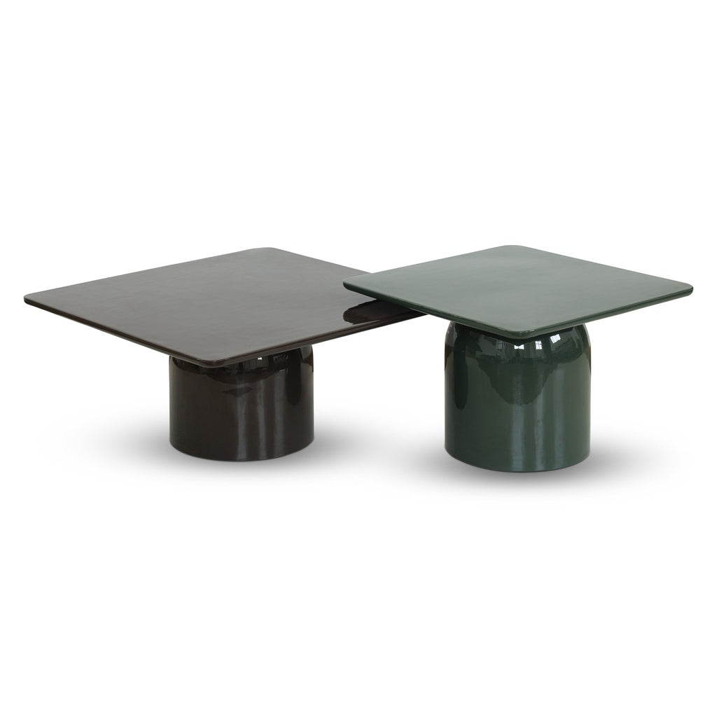 Urbia Alessia Enamel Square Coffee Table 2PC