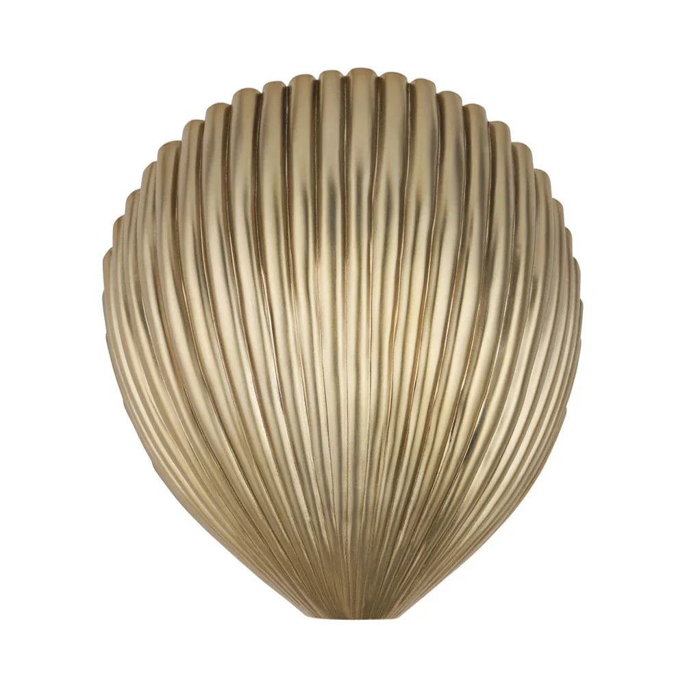 Alexine Antique Brass Nature-Inspired Wall Sconce