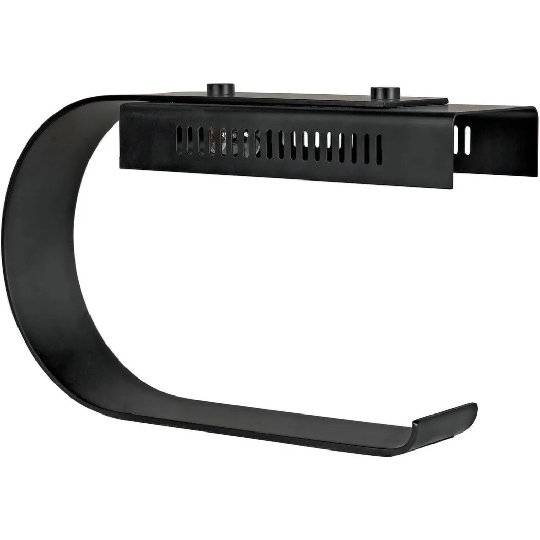 Alfred Table Lamp, Black Metal