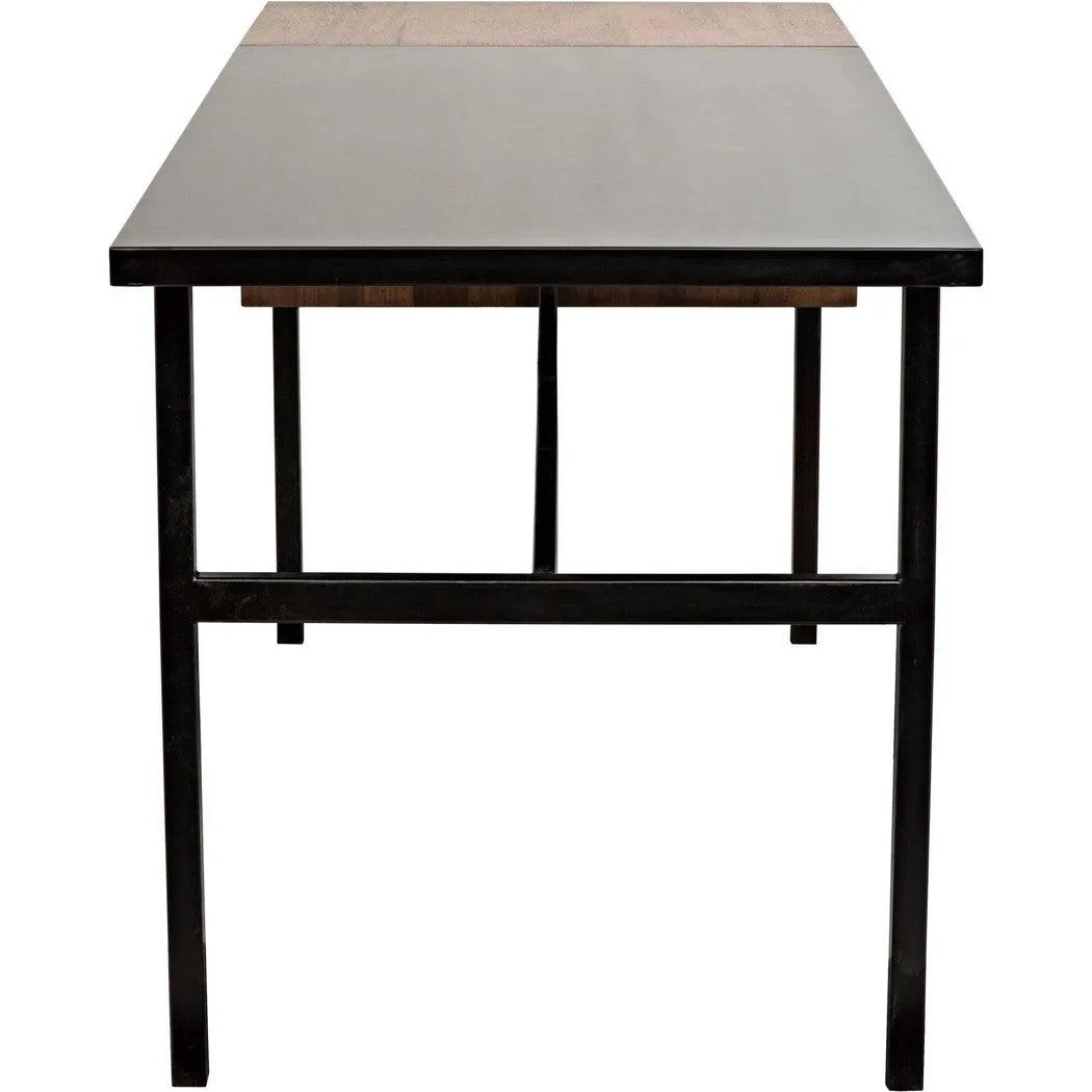 Algeron Black Steel Desk