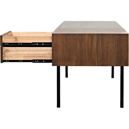 Algeron Black Steel Desk