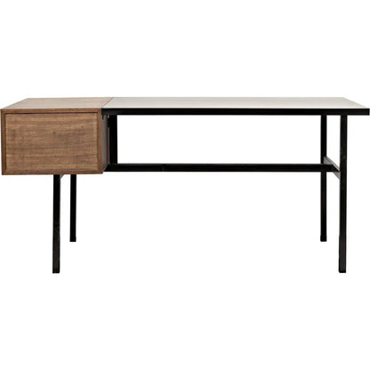 Algeron Black Steel Desk