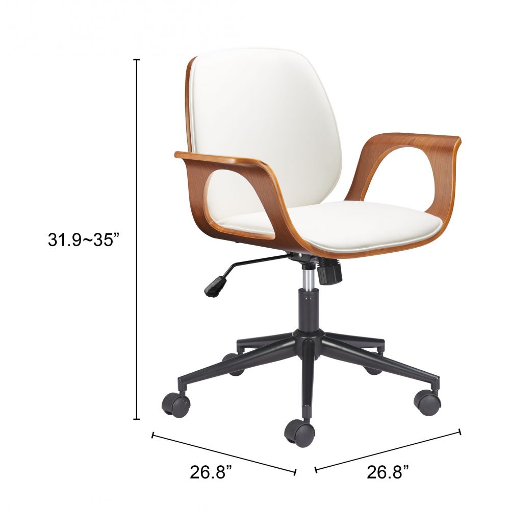 Zuo Modern Ali Faux Leather Office Chair