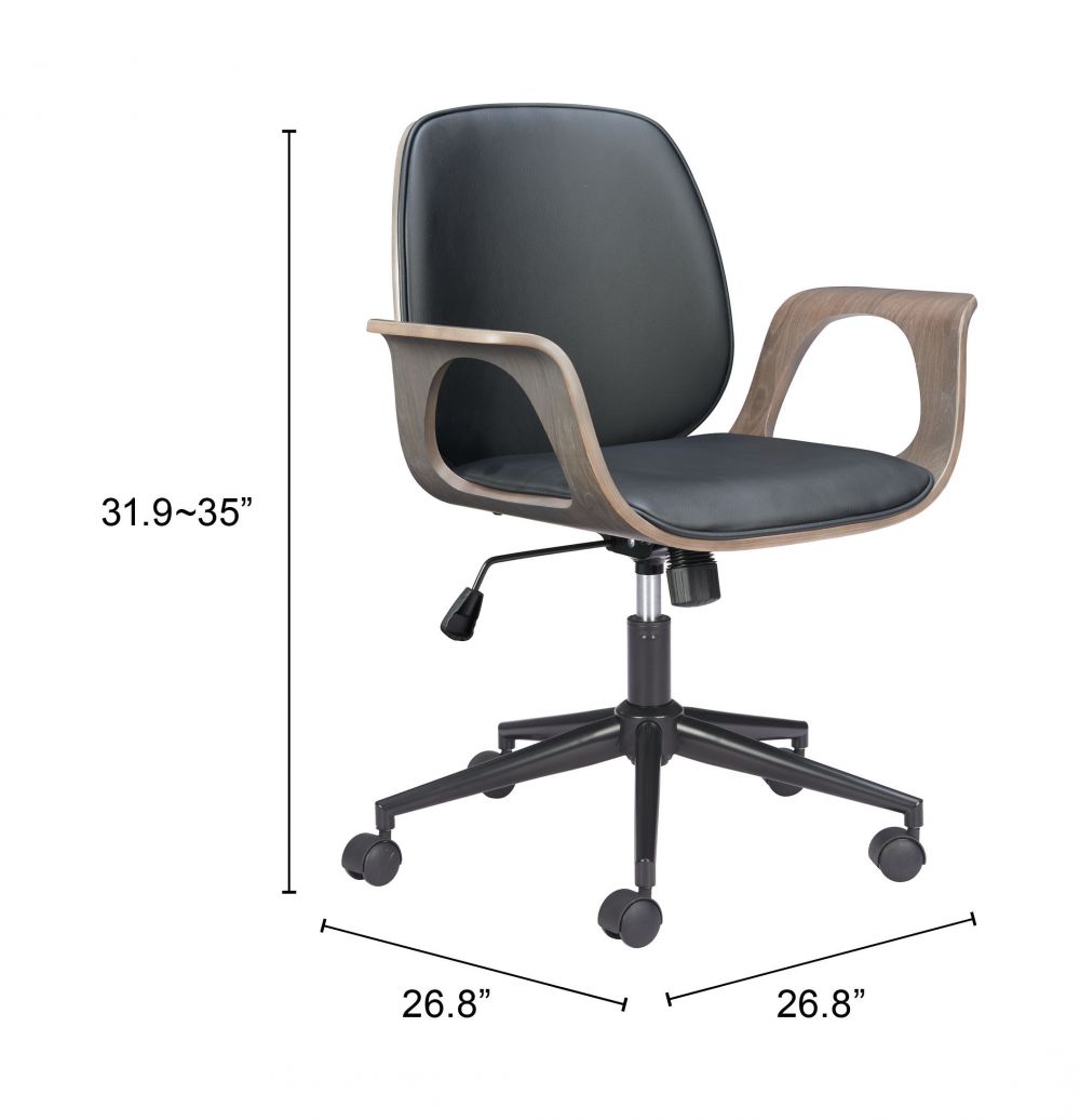 Zuo Modern Ali Faux Leather Office Chair