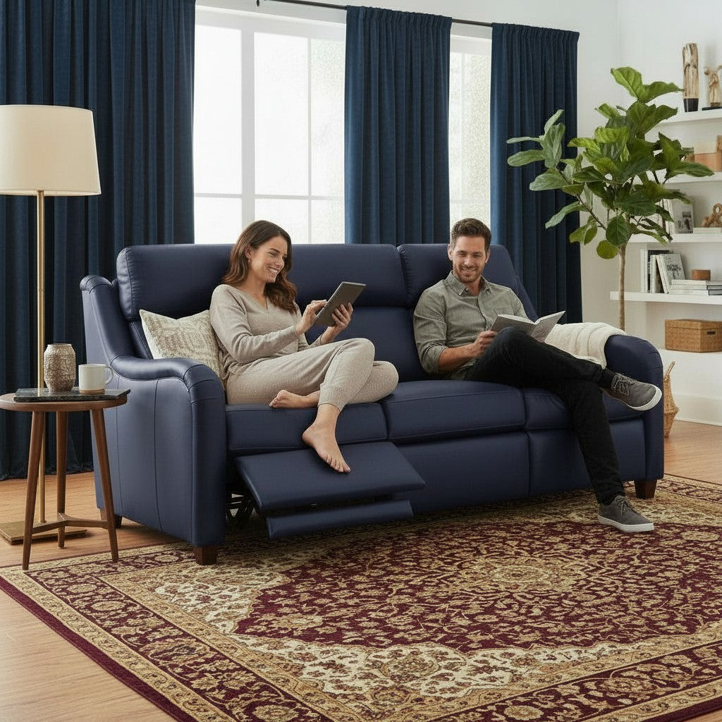 Alicia Luxury Power Motion Leather Recliner Chair