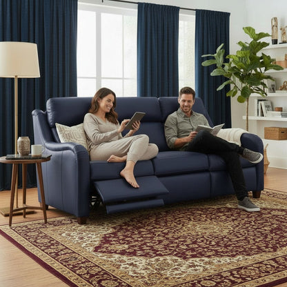 Alicia Luxury Power Motion Leather Recliner Chair