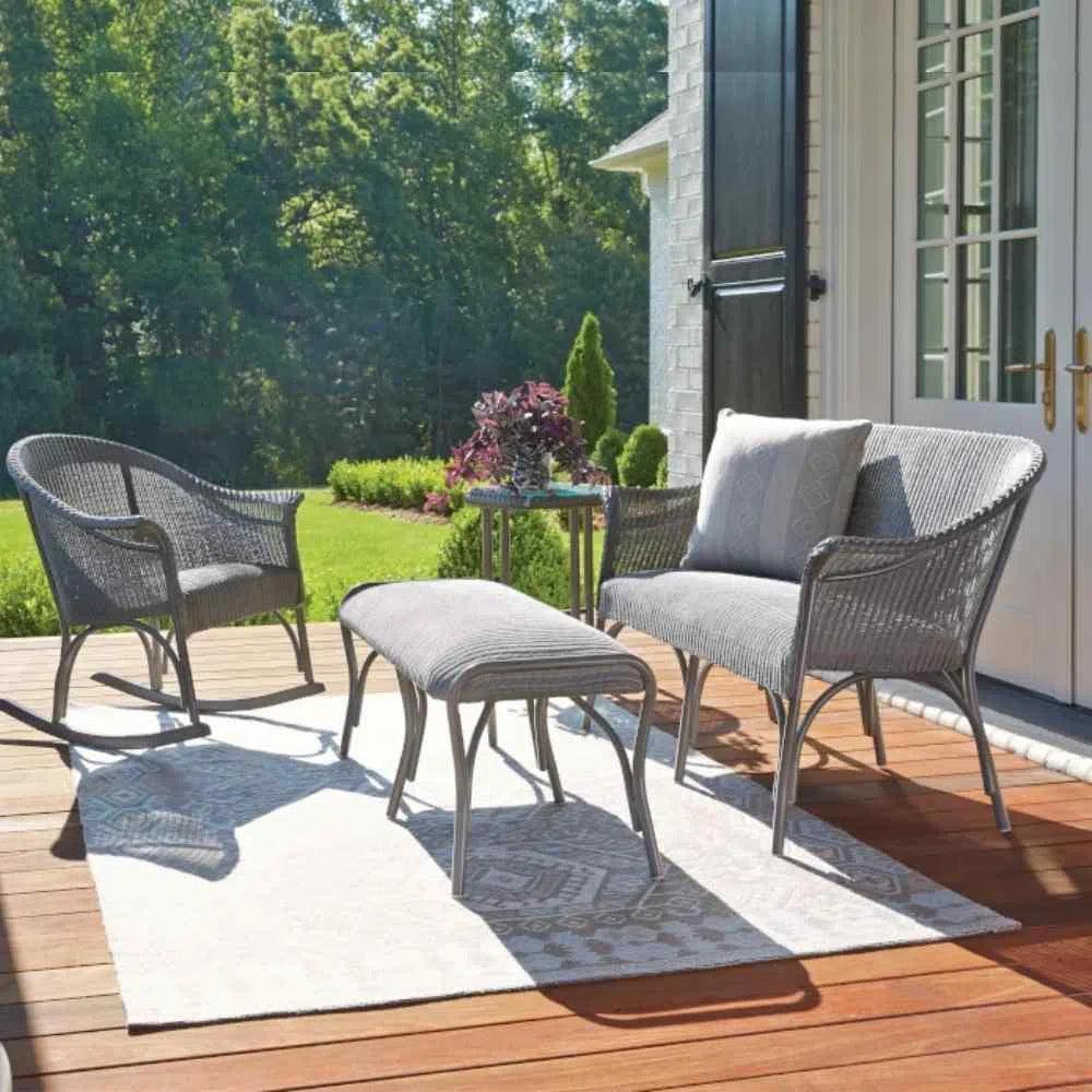 All Seasons Patio High Back Porch Rocker Padded Seat -- view 2