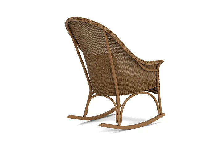 All Seasons Patio High Back Porch Rocker Padded Seat -- view 7