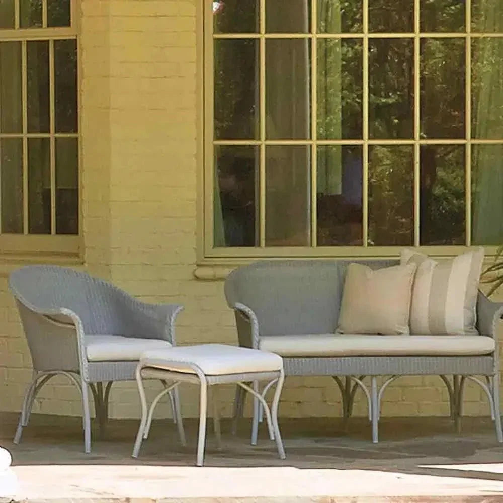 All Seasons Patio Ottoman Bench Padded Seat Outdoor -- view 4