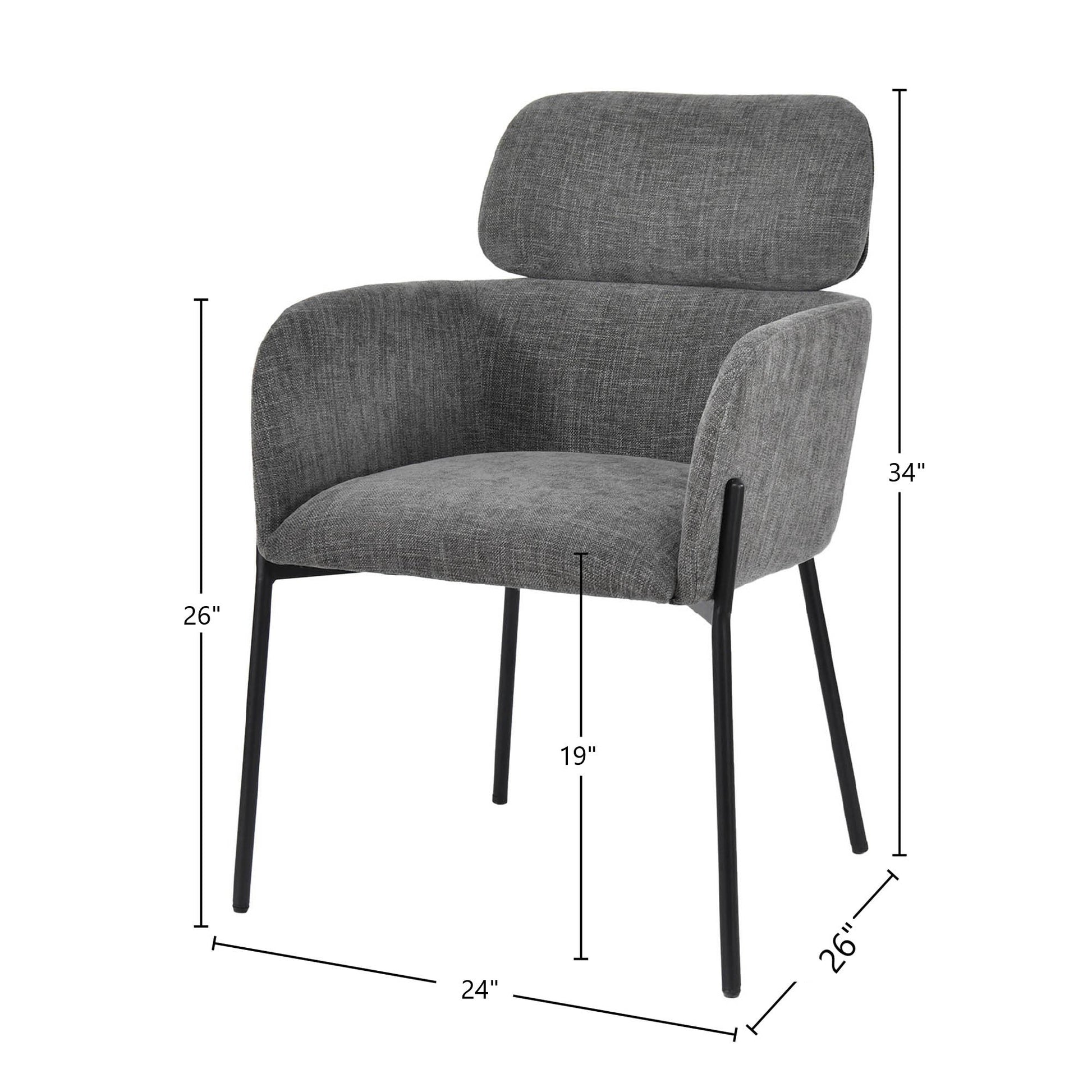 LH Home Allegra Performance Fabric Dining Chair