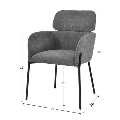LH Home Allegra Performance Fabric Dining Chair