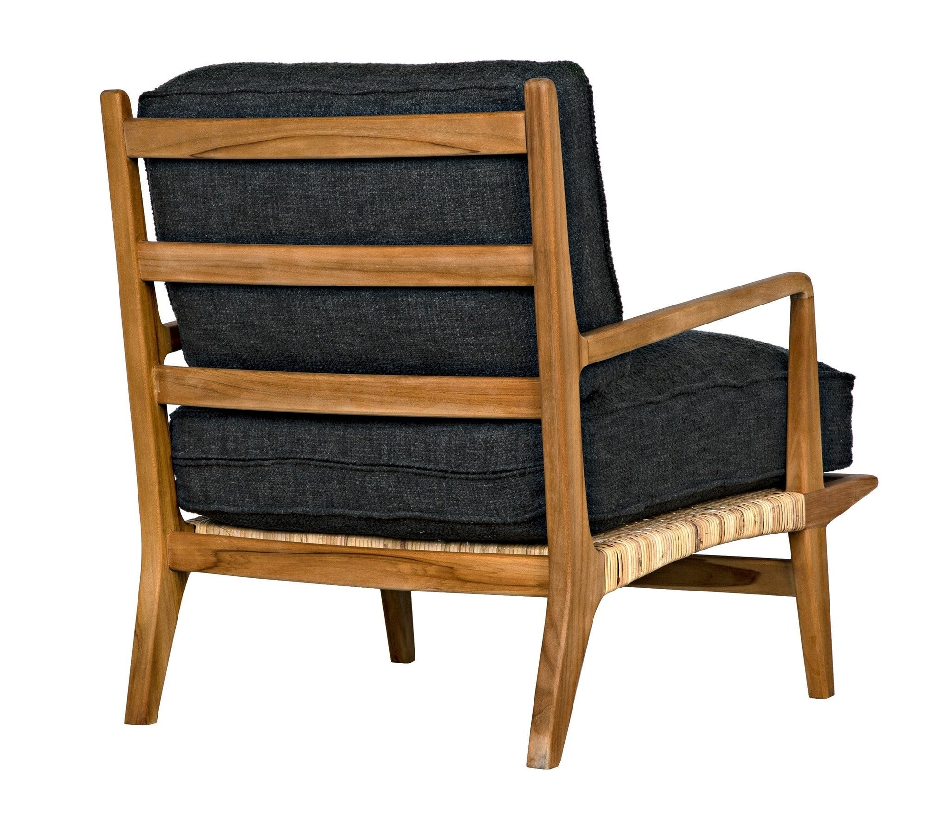 Allister Chair, Gray US Made cushions-Accent Chairs-Noir-Sideboards and Things