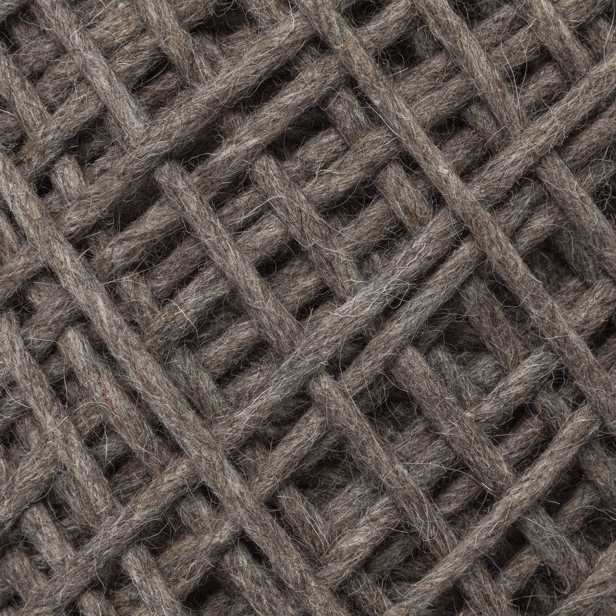 Mercana Allium Handwoven Wool Cylindrical Pouf