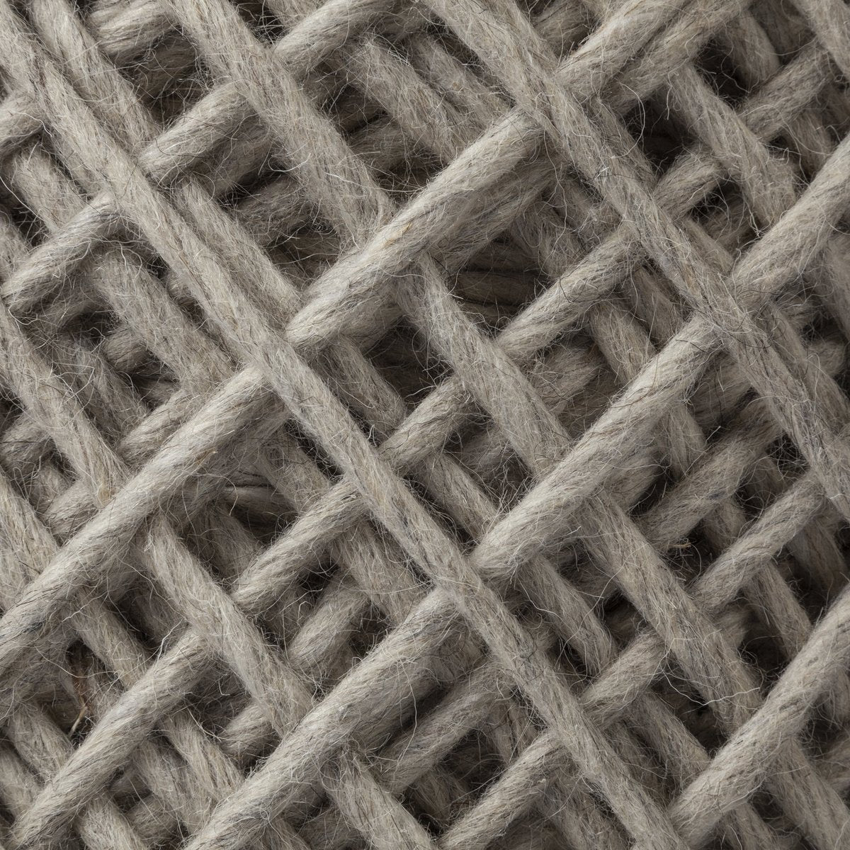 Mercana Allium Handwoven Wool Cylindrical Pouf
