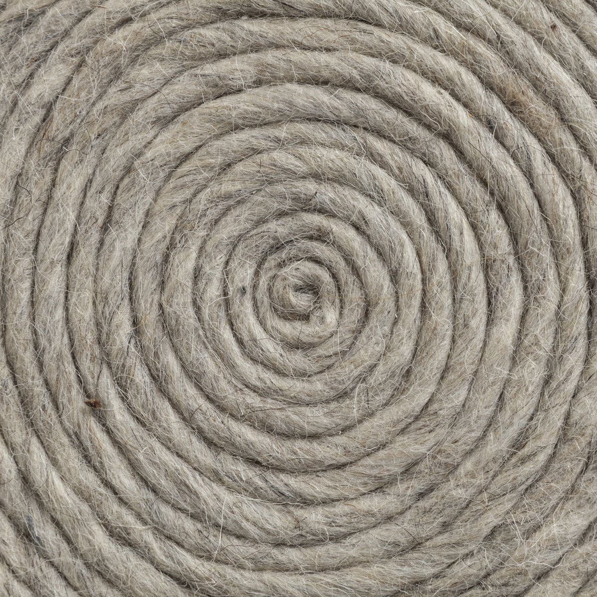 Mercana Allium Handwoven Wool Cylindrical Pouf