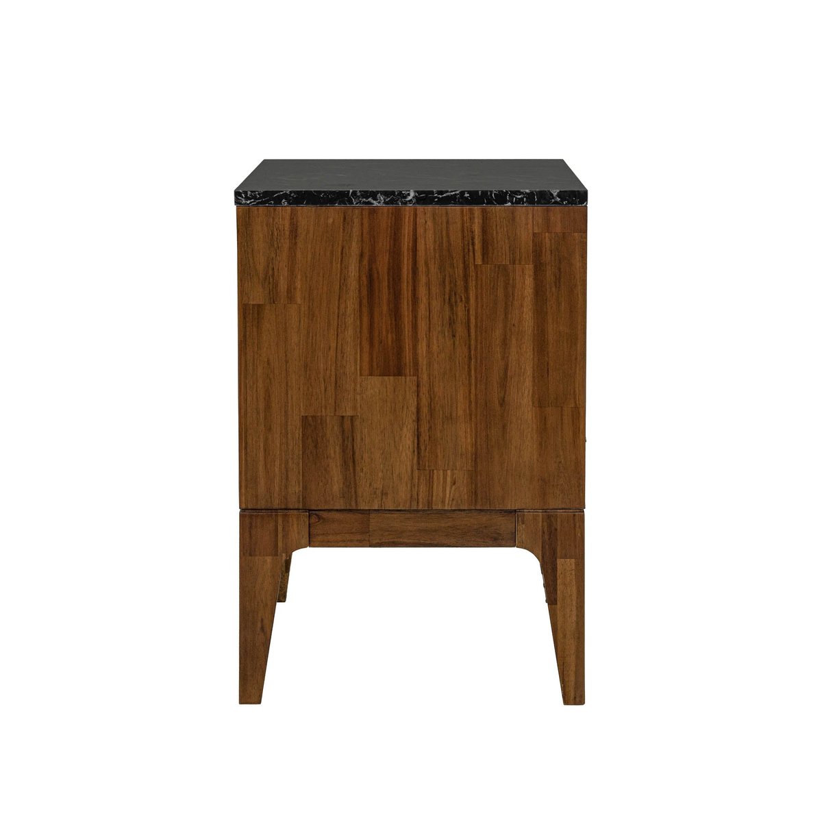 LH Home Allure One Drawer Wood Nightstand