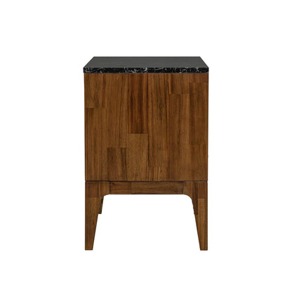 LH Home Allure One Drawer Wood Nightstand