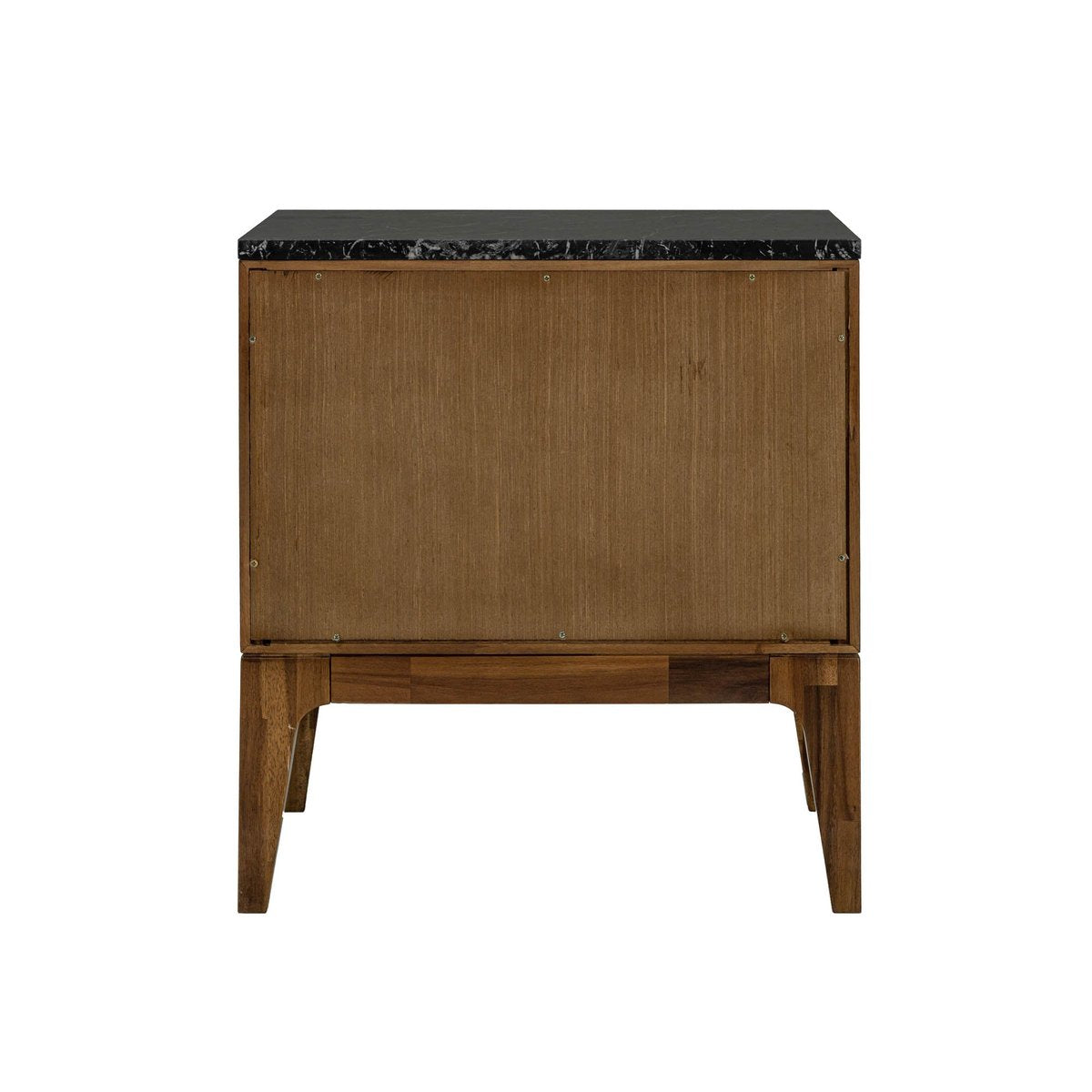 LH Home Allure One Drawer Wood Nightstand