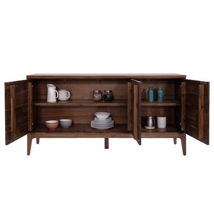 LH Home Allure Three Doors Wood Sideboard