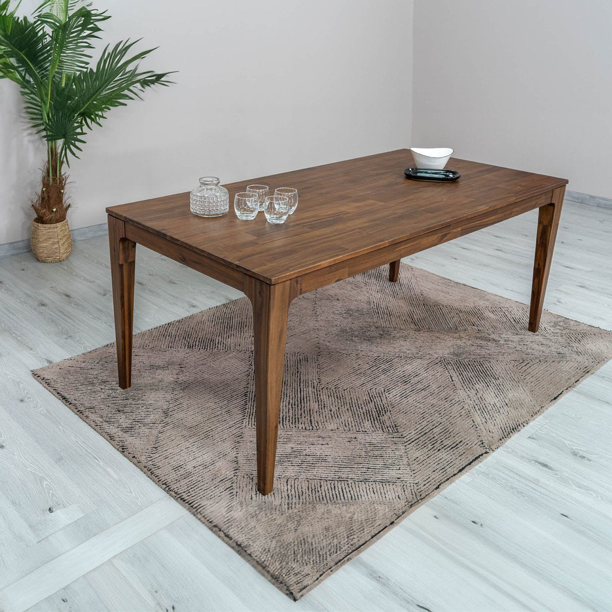 LH Home Allure Wooden Rectangular Dining Table