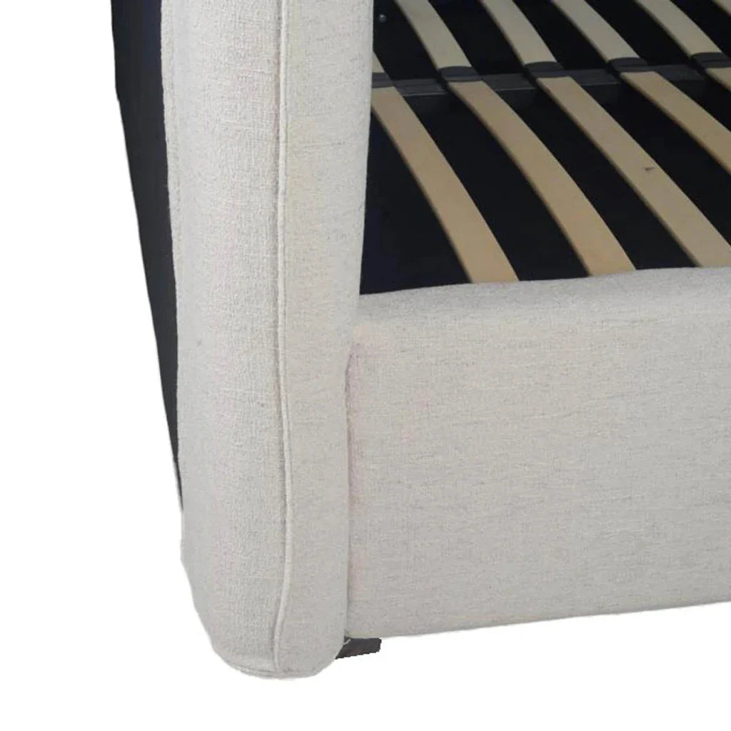 Allure Polyester Upholstered Storage Bed