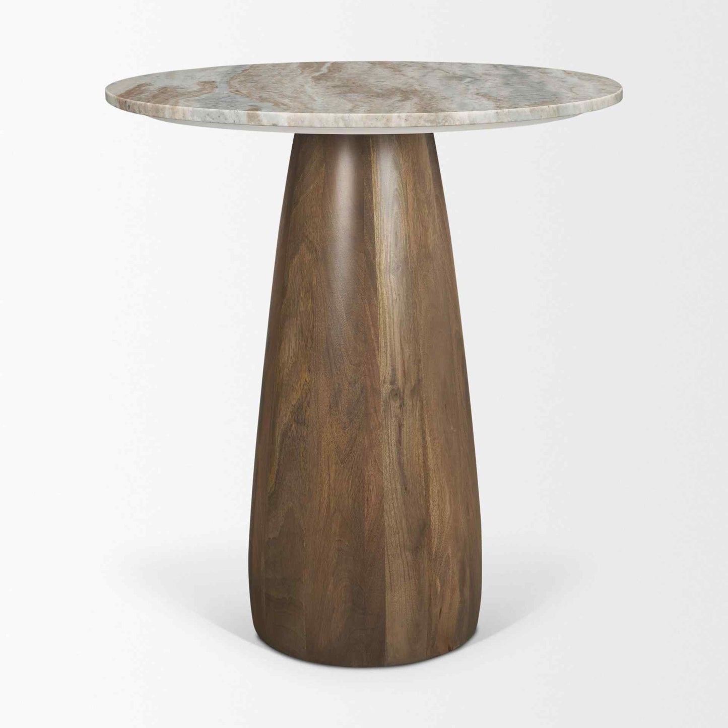 Mercana Allyson Marble Top Round Bistro Table