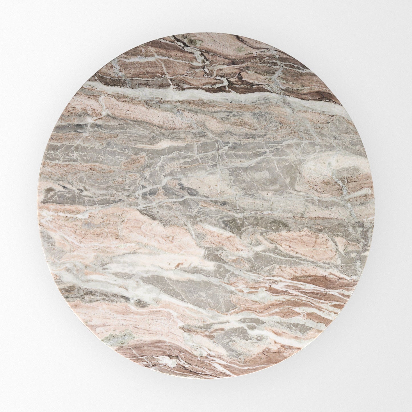 Mercana Allyson Marble Top Round Dining Table