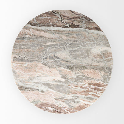 Mercana Allyson Marble Top Round Dining Table