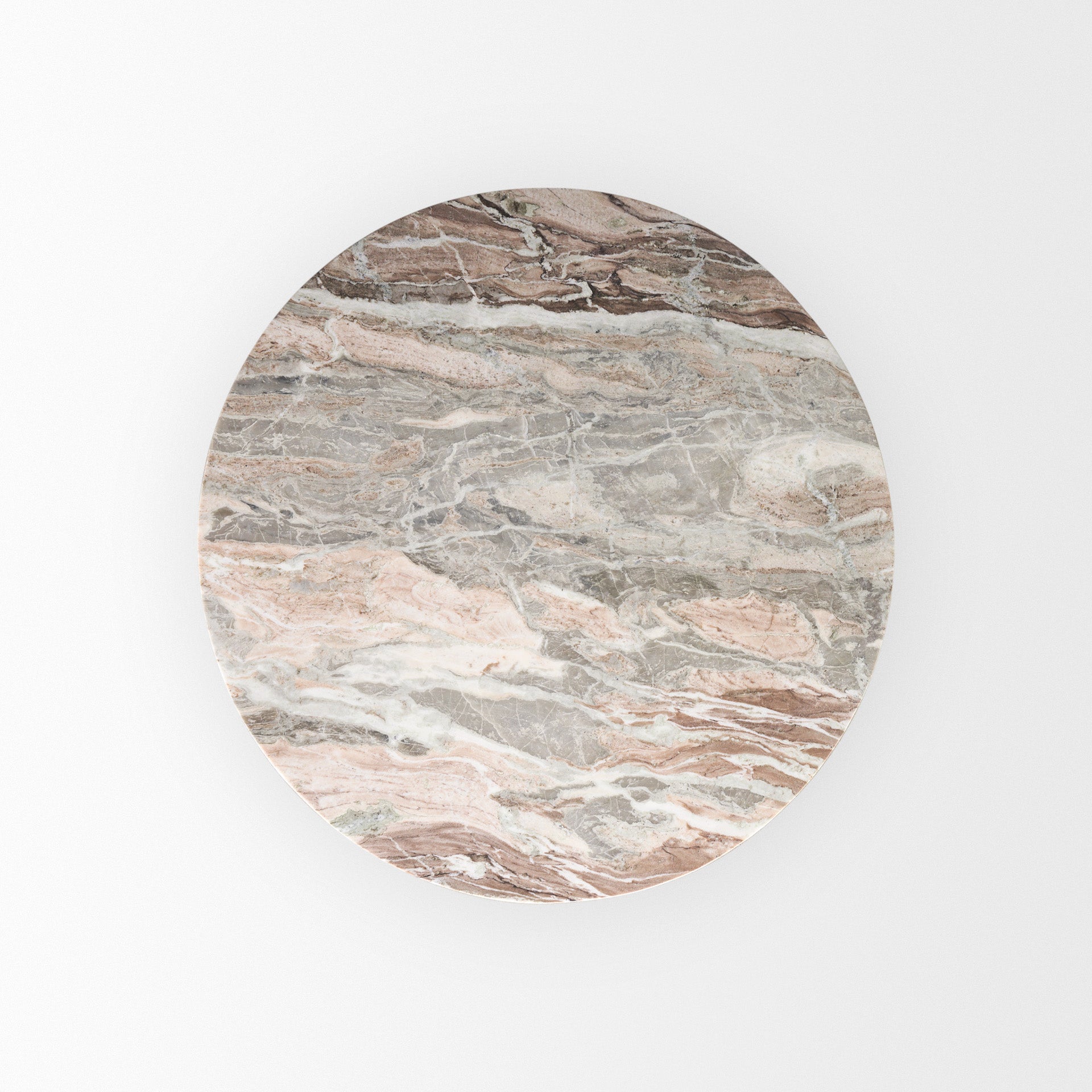 Mercana Allyson Marble Top Round Dining Table
