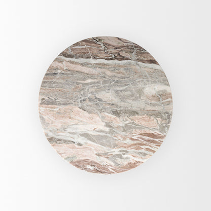 Mercana Allyson Marble Top Round Dining Table