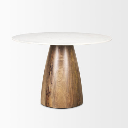 Mercana Allyson Marble Top Round Dining Table