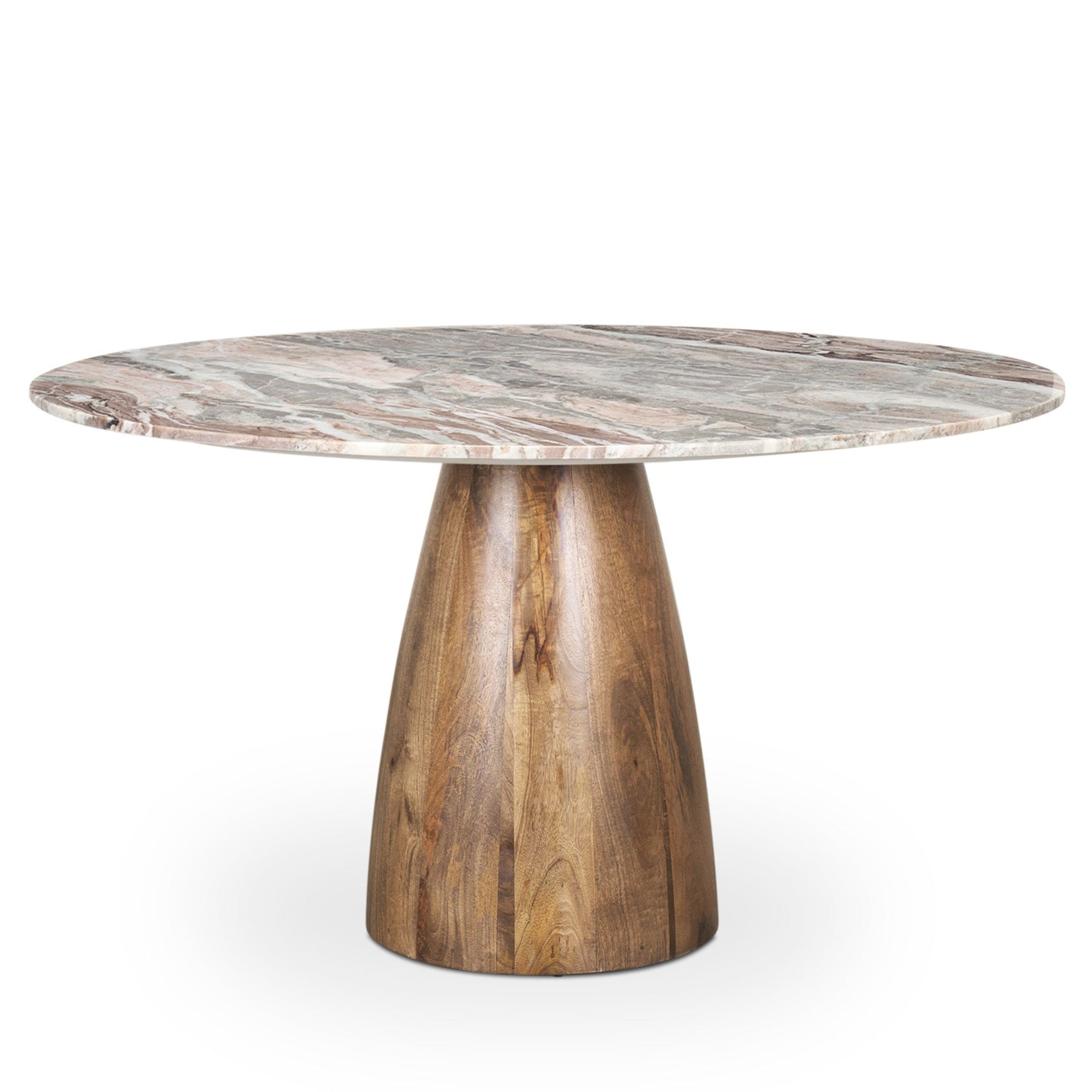 Mercana Allyson Marble Top Round Dining Table