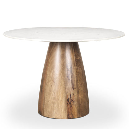 Mercana Allyson Marble Top Round Dining Table
