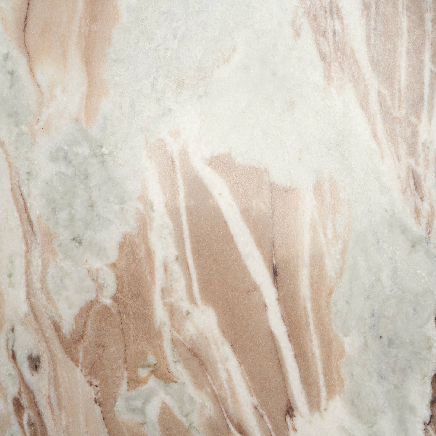 Mercana Allyson Pink Marble Top Round Coffee Table